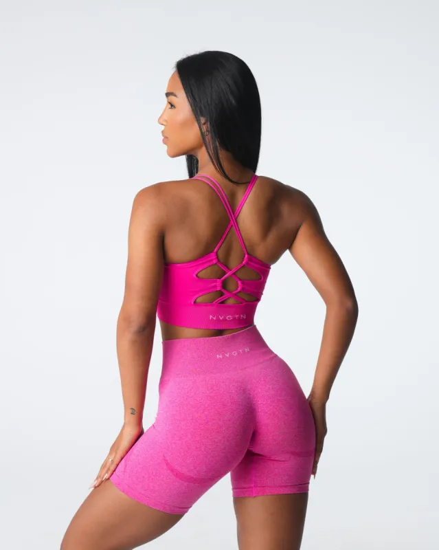 Fuchsia Thrive Seamless Bra sold by NVGTN