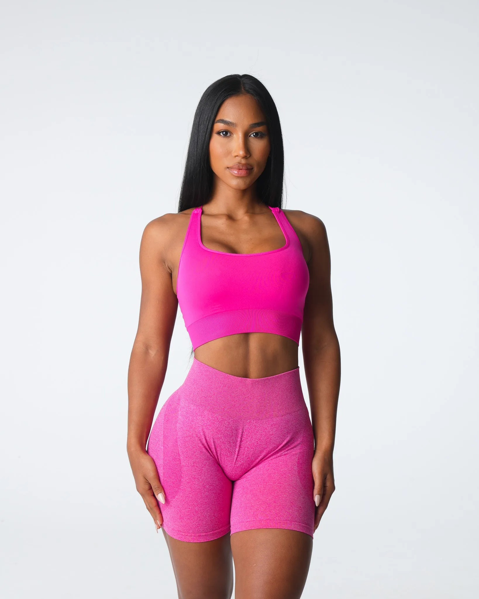 Fuchsia Thrive Seamless Bra sold by NVGTN product image thumbnail 2