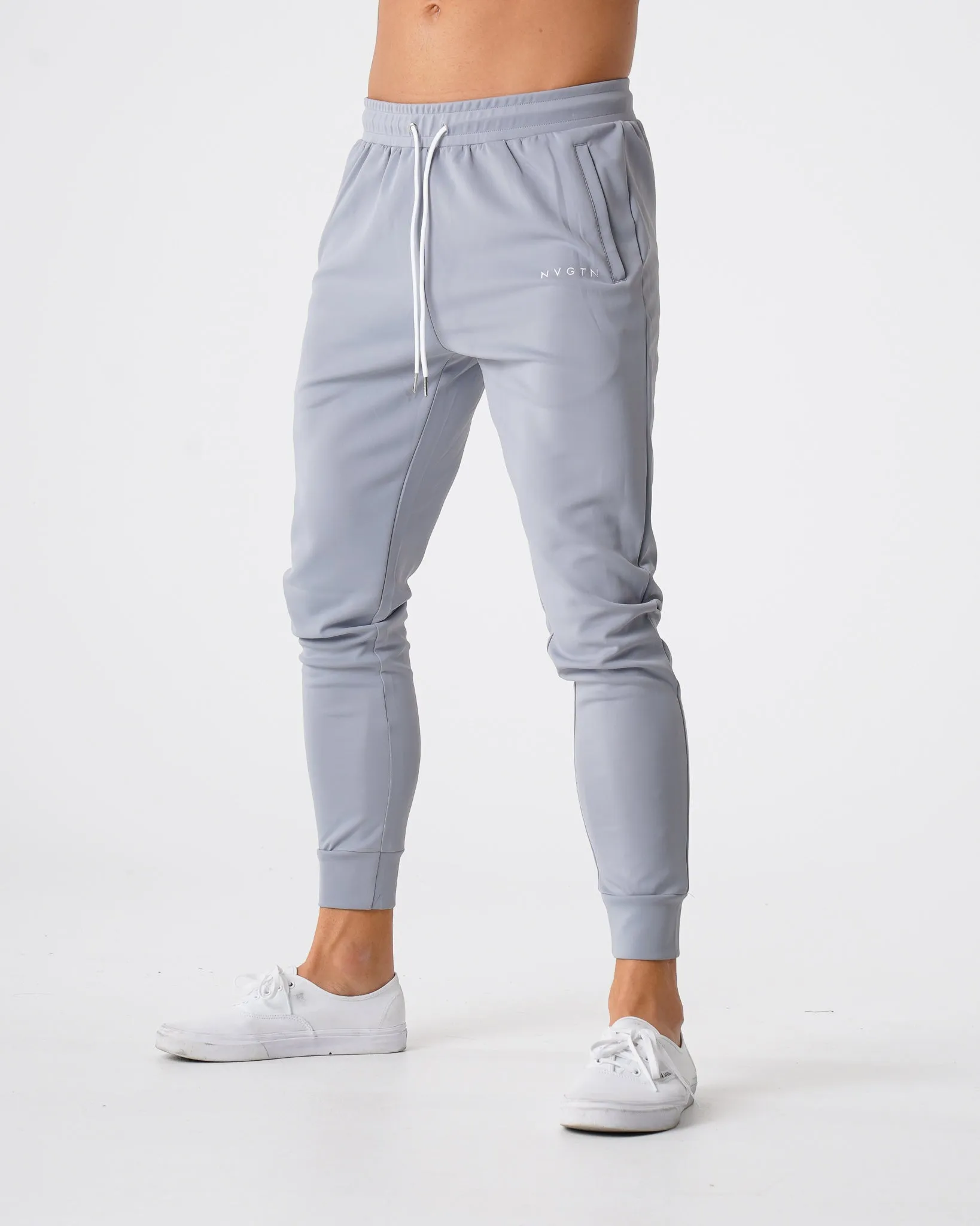 Grey Track Joggers sold by NVGTN
