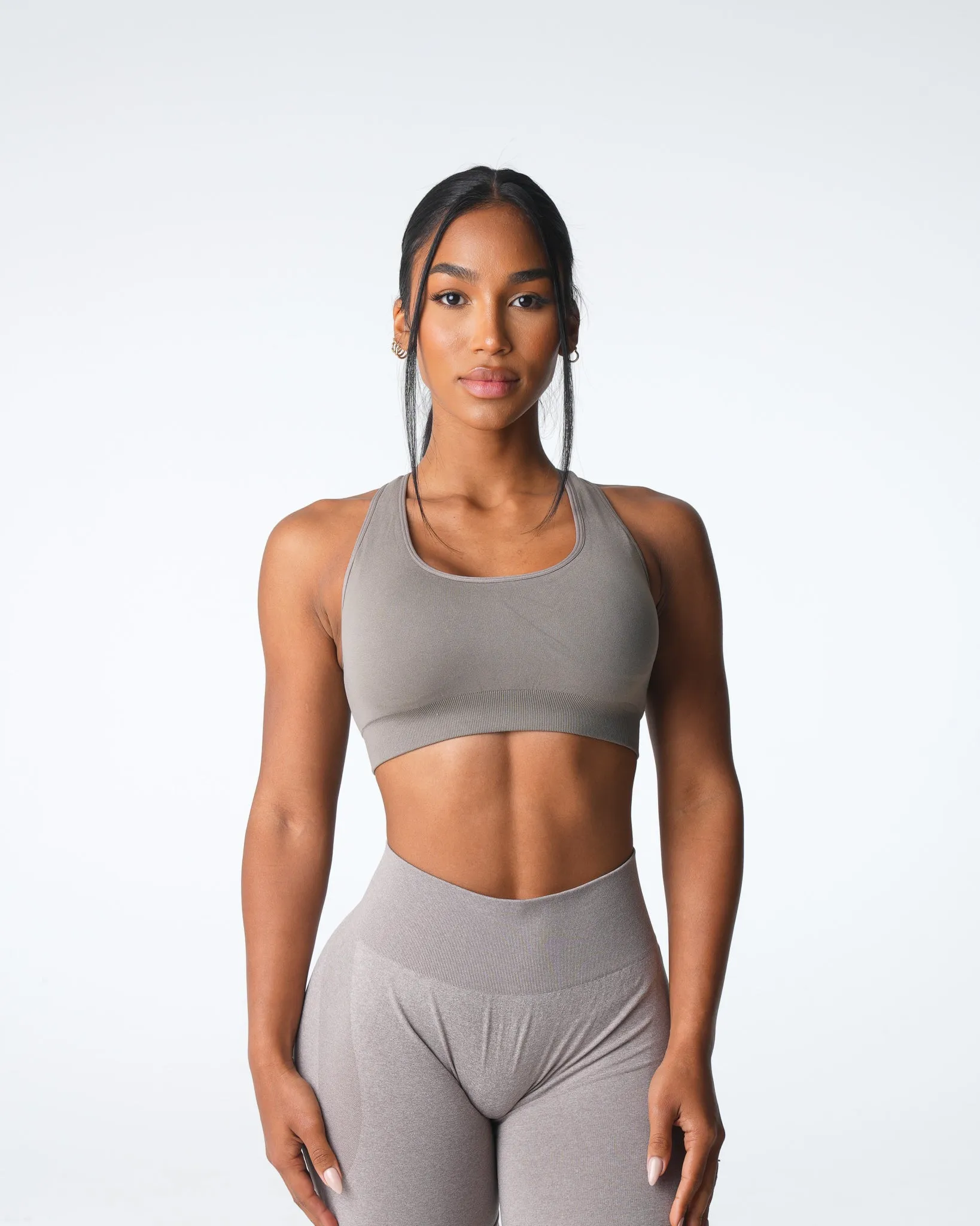 Taupe Inspire Seamless Bra sold by NVGTN product image thumbnail 2
