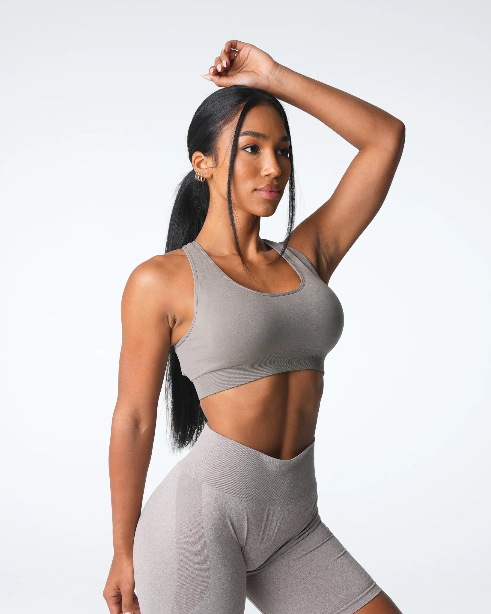 Taupe Inspire Seamless Bra sold by NVGTN product image thumbnail 3