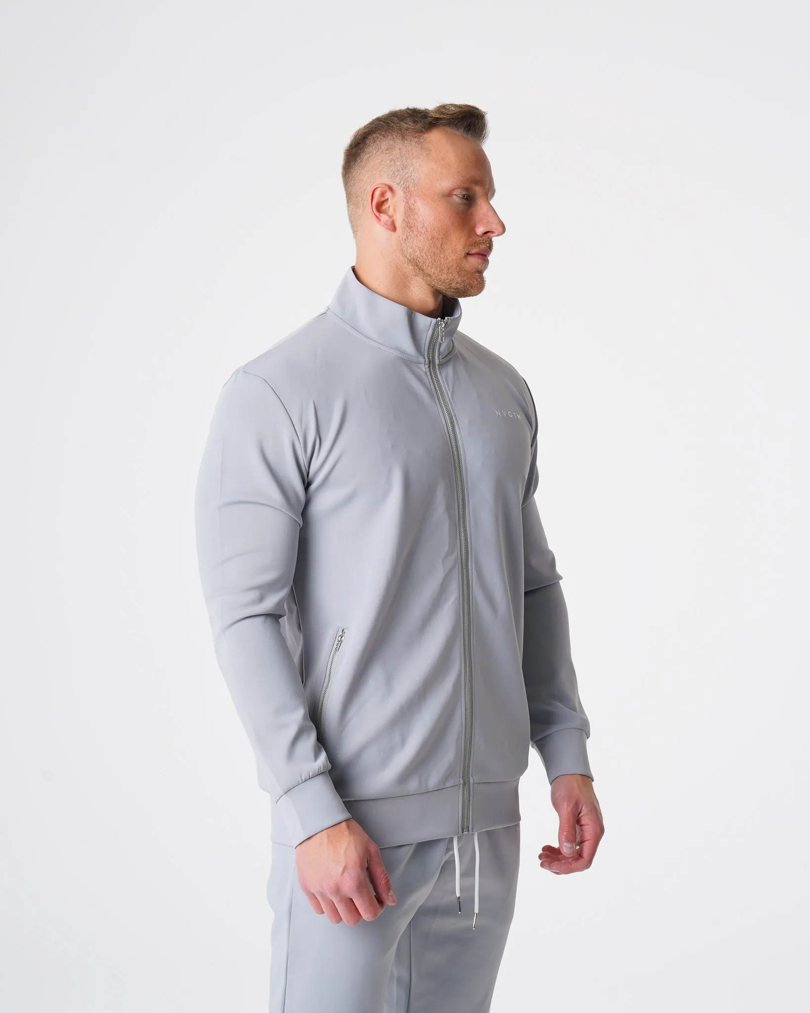 Grey Track Jacket sold by NVGTN product image thumbnail 3