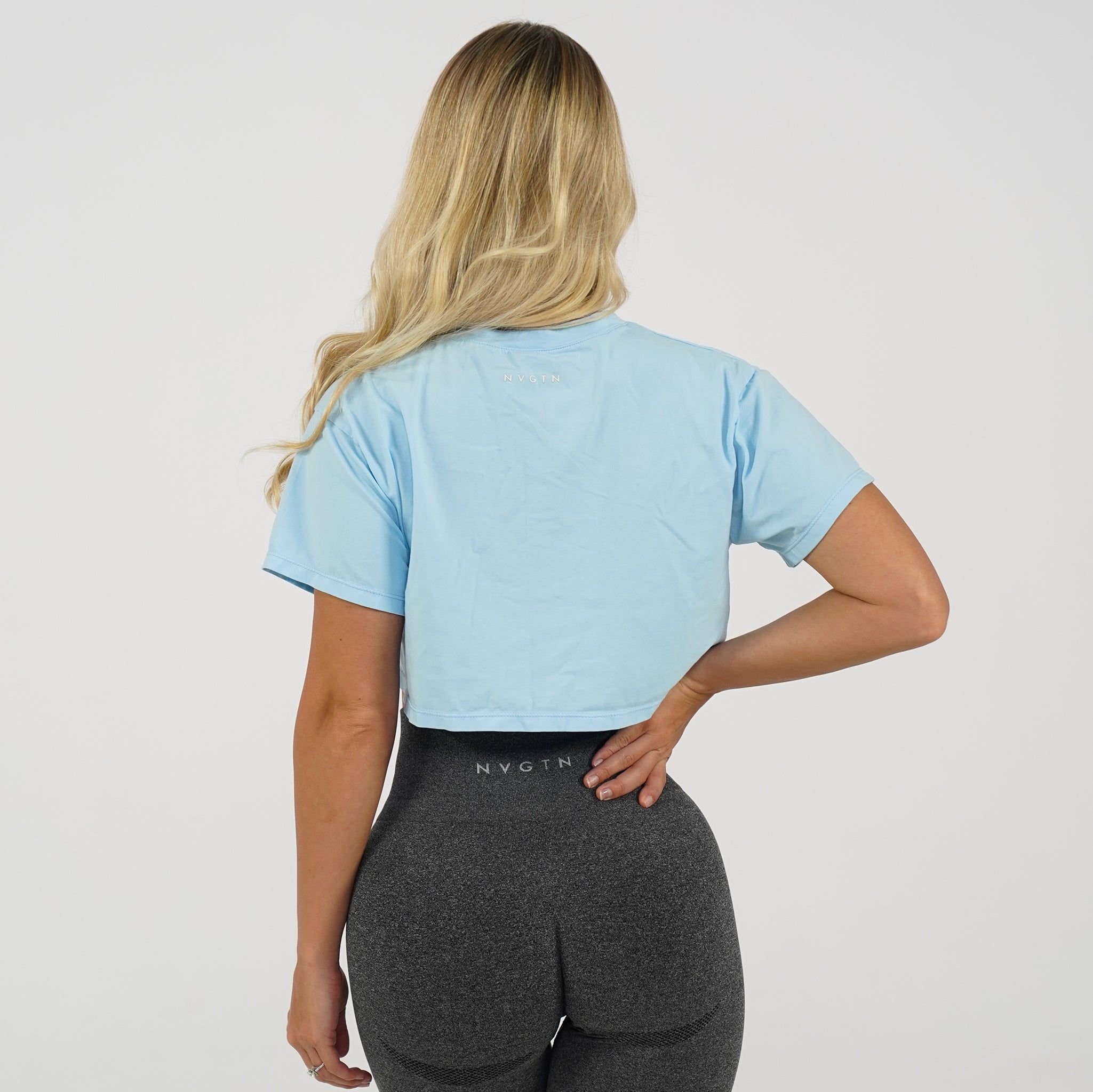 Baby Blue Everyday Tee sold by NVGTN product image thumbnail 2