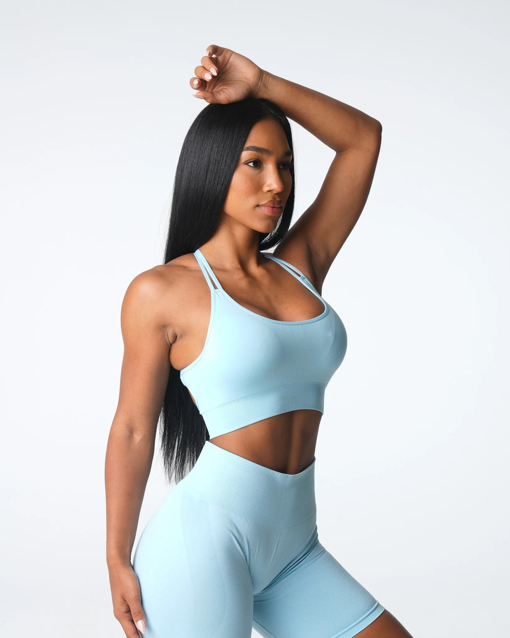 Pastel Blue Virtue Seamless Bra sold by NVGTN product image thumbnail 3