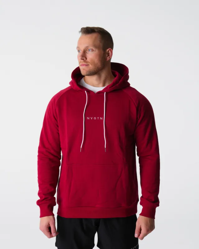 Crimson Lounge Hoodie sold by NVGTN