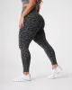 Black Speckled Leopard Seamless Leggings sold by NVGTN