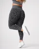 Black Speckled Leopard Seamless Leggings sold by NVGTN