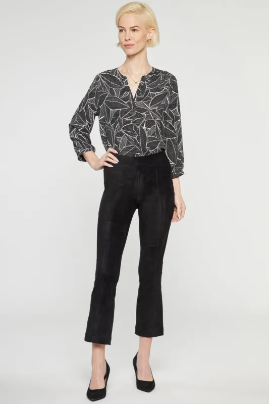 Slim Bootcut Pull-On Pants In Petite - Black sold by NYDJ