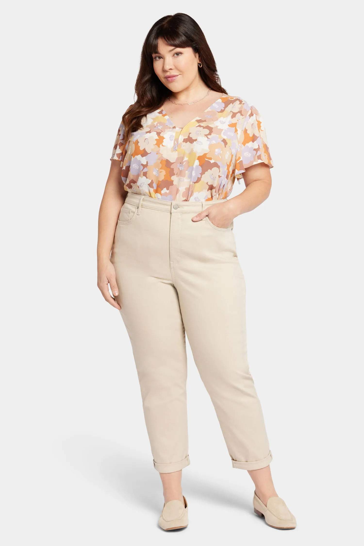 Margot Girlfriend Jeans In Plus Size - Feather sold by NYDJ product image thumbnail 4