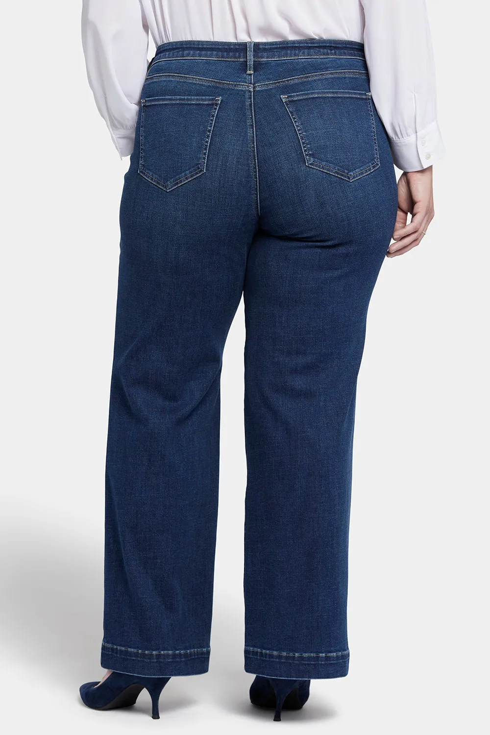 Teresa Wide Leg Jeans In Plus Size - Cambridge sold by NYDJ product image thumbnail 2