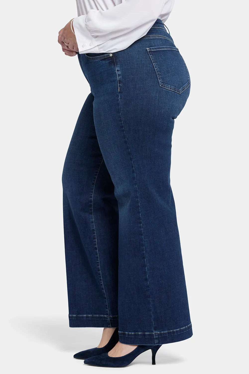 Teresa Wide Leg Jeans In Plus Size - Cambridge sold by NYDJ product image thumbnail 3