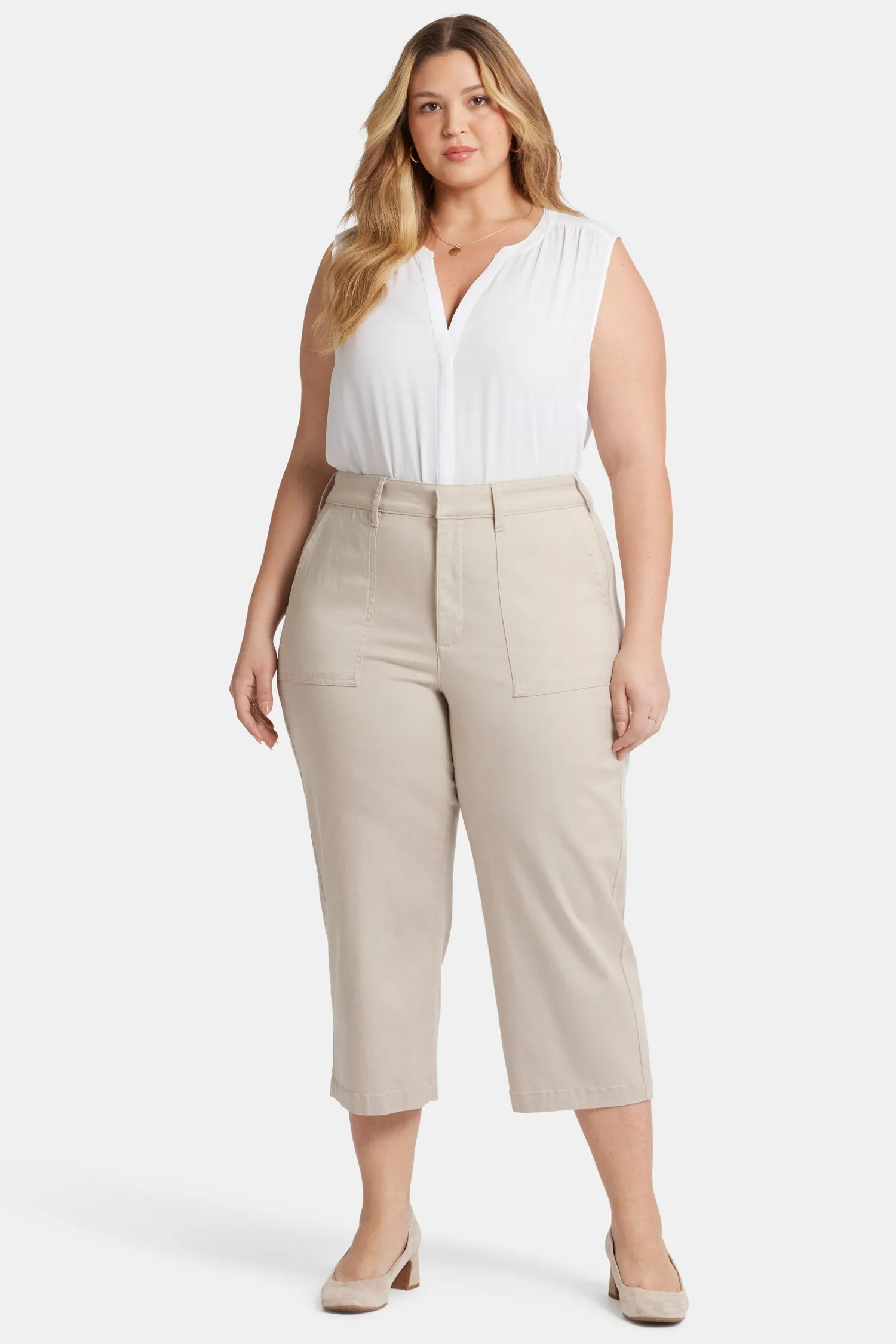Utility Pants In Plus Size - Feather sold by NYDJ product image thumbnail 4