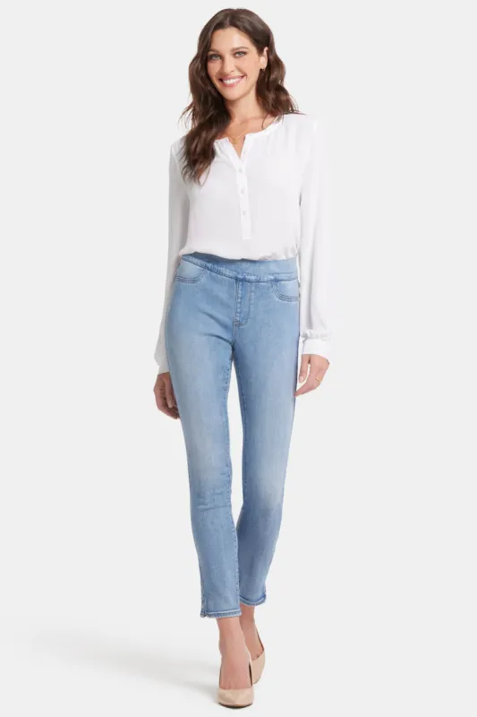 Alina Skinny Pull-On Jeans - Blue Valley sold by NYDJ