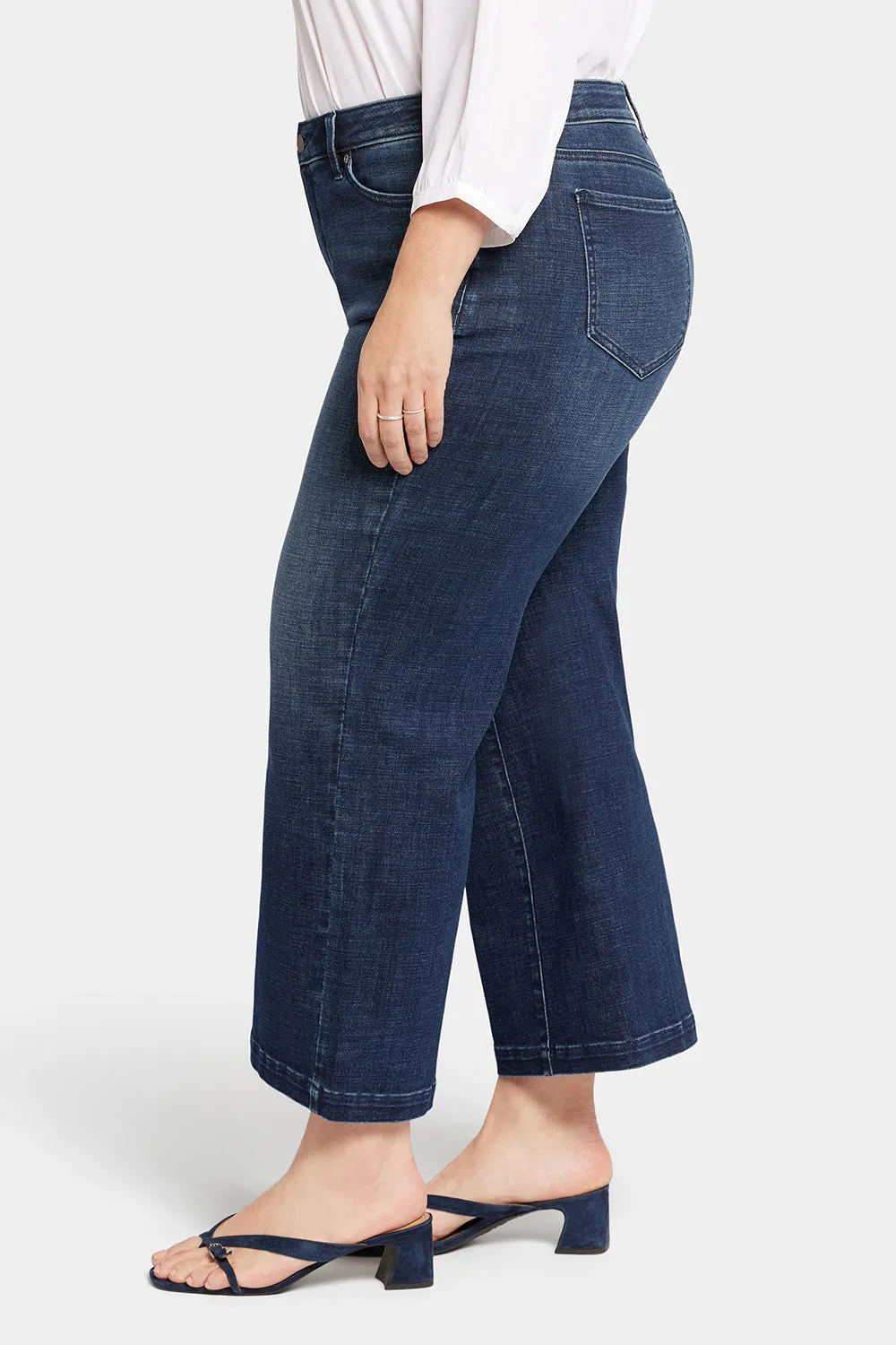 Teresa Wide Leg Ankle Jeans In Plus Size - Inspire sold by NYDJ product image thumbnail 3