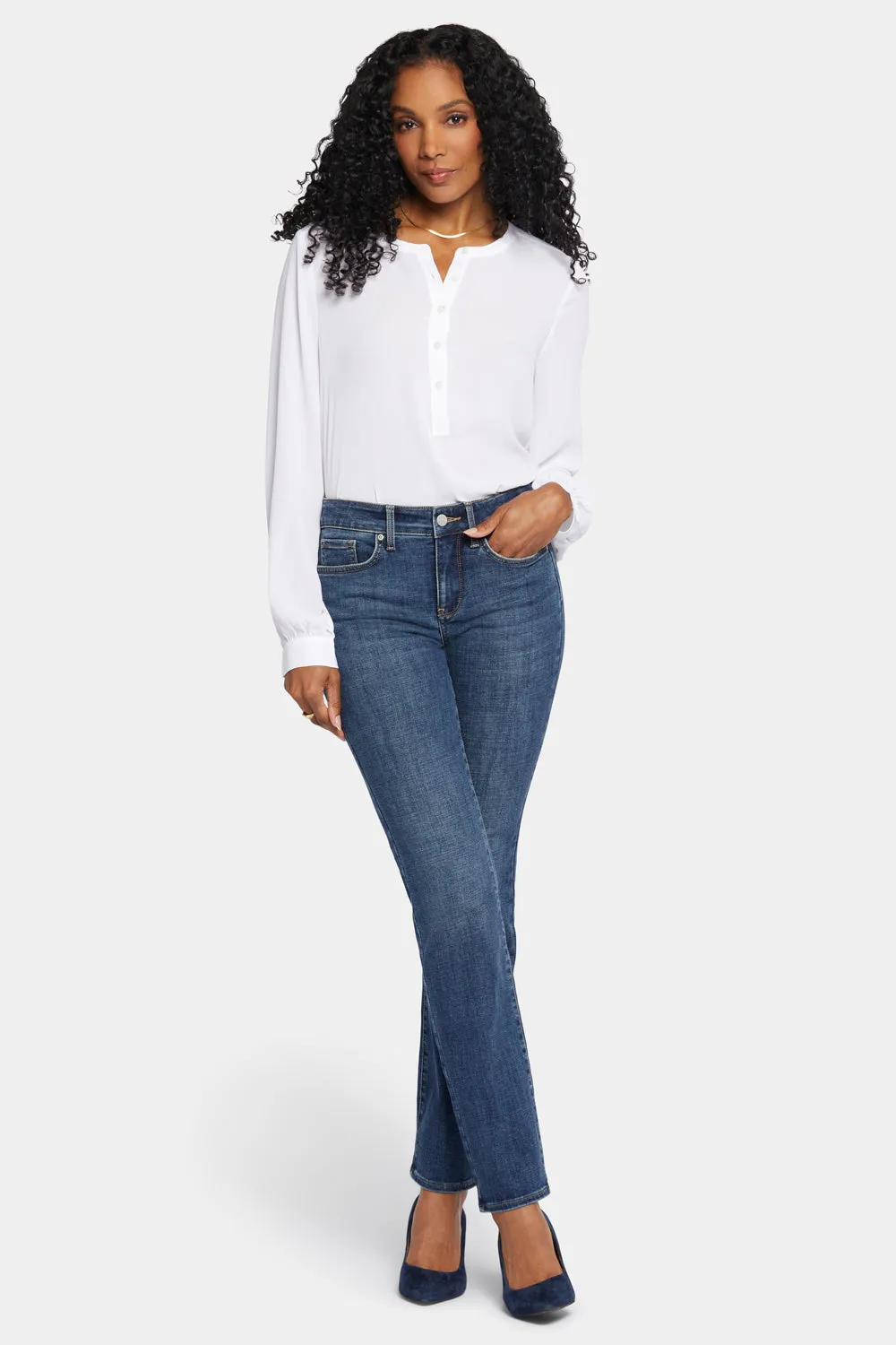 Marilyn Straight Jeans - Marcel sold by NYDJ product image thumbnail 4