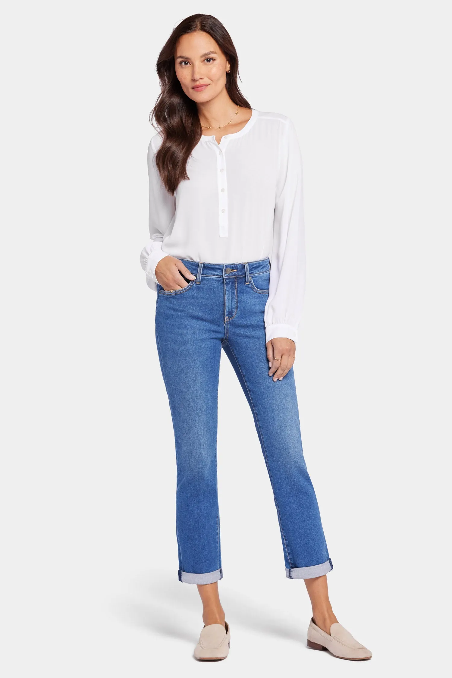 Sheri Slim Ankle Jeans In Petite - Rockford sold by NYDJ product image thumbnail 4