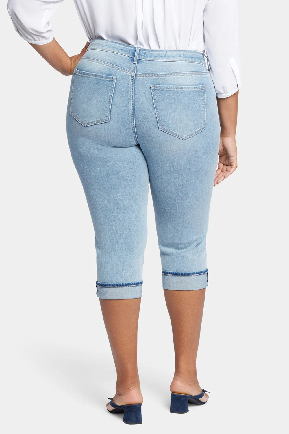 Marilyn Straight Crop Jeans In Plus Size - Afterglow sold by NYDJ product image thumbnail 2