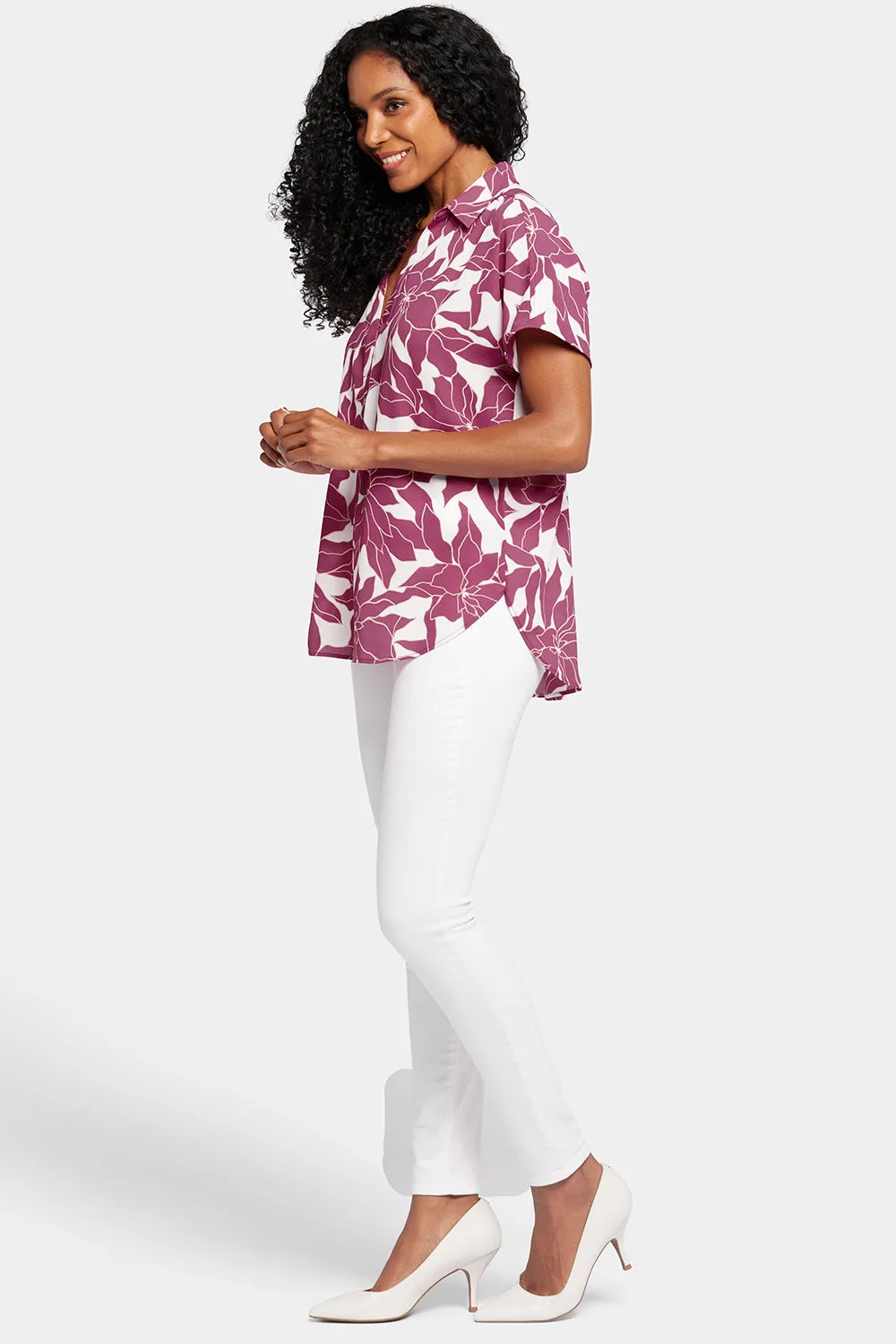 Becky Short Sleeved Blouse - Adonia sold by NYDJ product image thumbnail 3