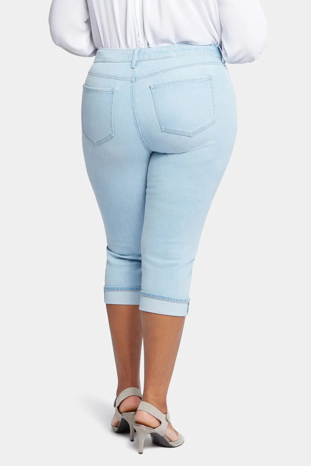 Marilyn Straight Crop Jeans In Plus Size - Brightside sold by NYDJ product image thumbnail 2