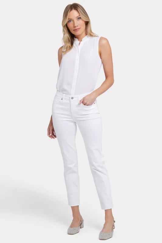 Sheri Slim Ankle Jeans - Optic White sold by NYDJ