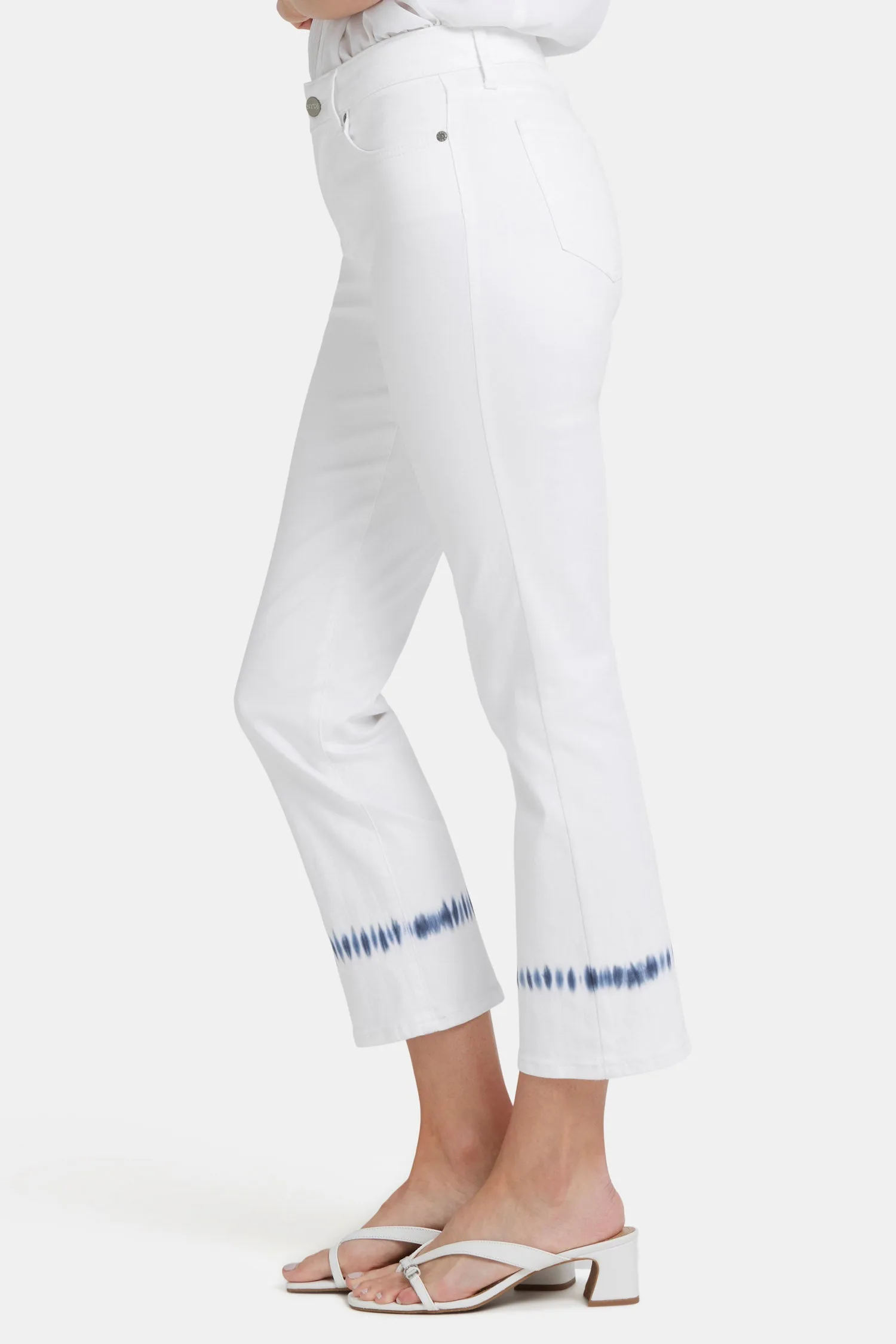 Marilyn Straight Ankle Jeans - Wave Tie Dye sold by NYDJ product image thumbnail 3