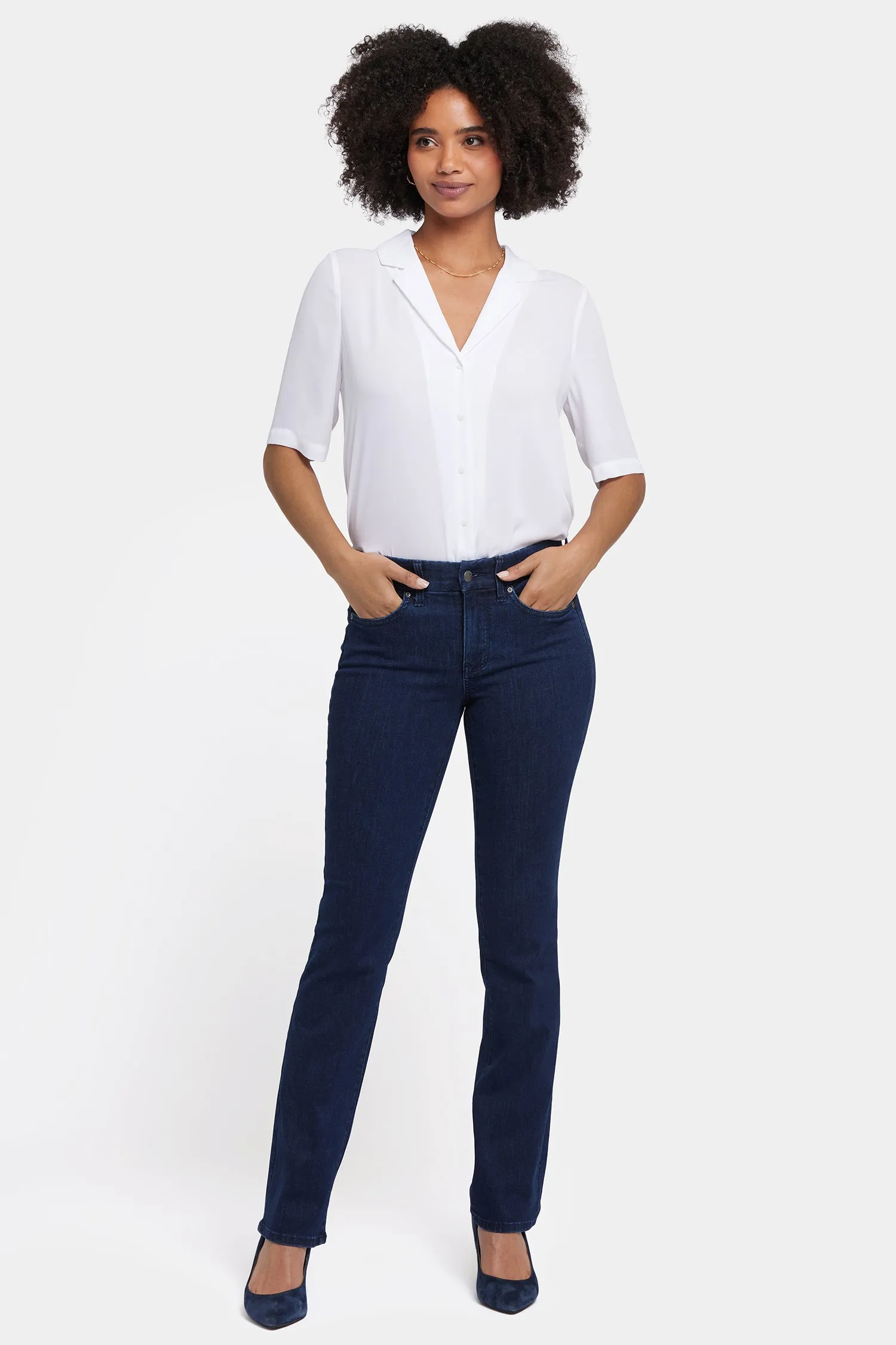 Waist-Match™ Marilyn Straight Jeans - Inspire sold by NYDJ product image thumbnail 4