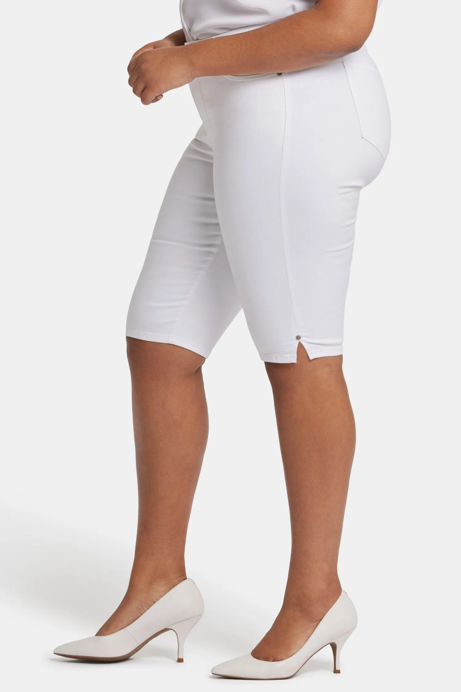 Sophie Bike Capri Jeans In Plus Size - Optic White sold by NYDJ product image thumbnail 3