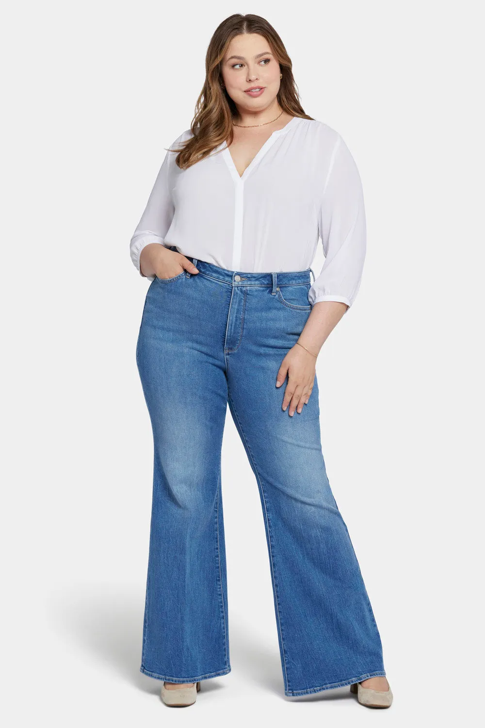 Mia Palazzo Jeans In Plus Size - Fairmont sold by NYDJ product image thumbnail 4