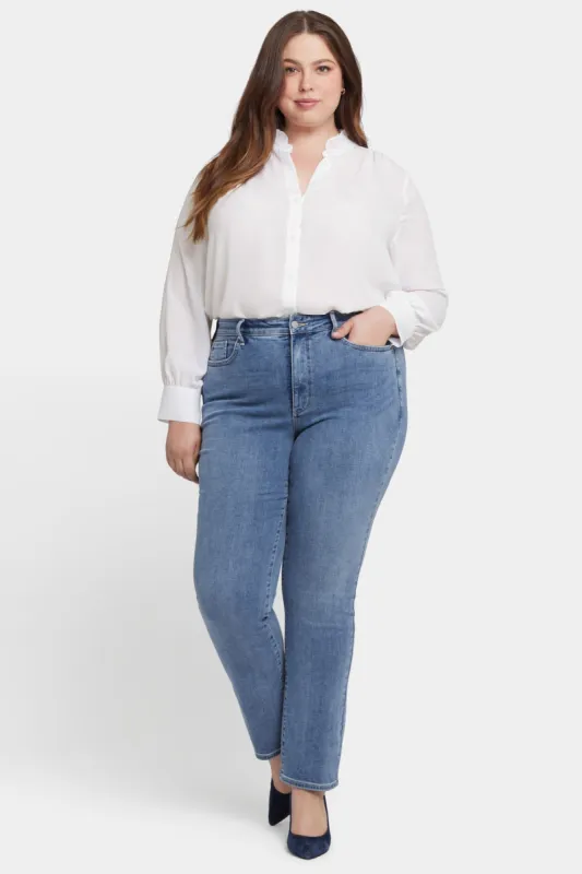 Marilyn Straight Jeans In Plus Size - Hayden Valley sold by NYDJ