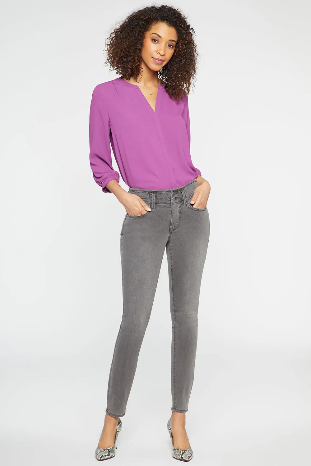Ami Skinny Jeans In Long Inseam - Smokey Mountain sold by NYDJ product image thumbnail 4