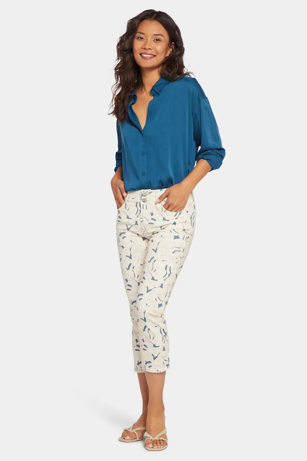 Chloe Capri Jeans - Alpine Basin sold by NYDJ product image thumbnail 4