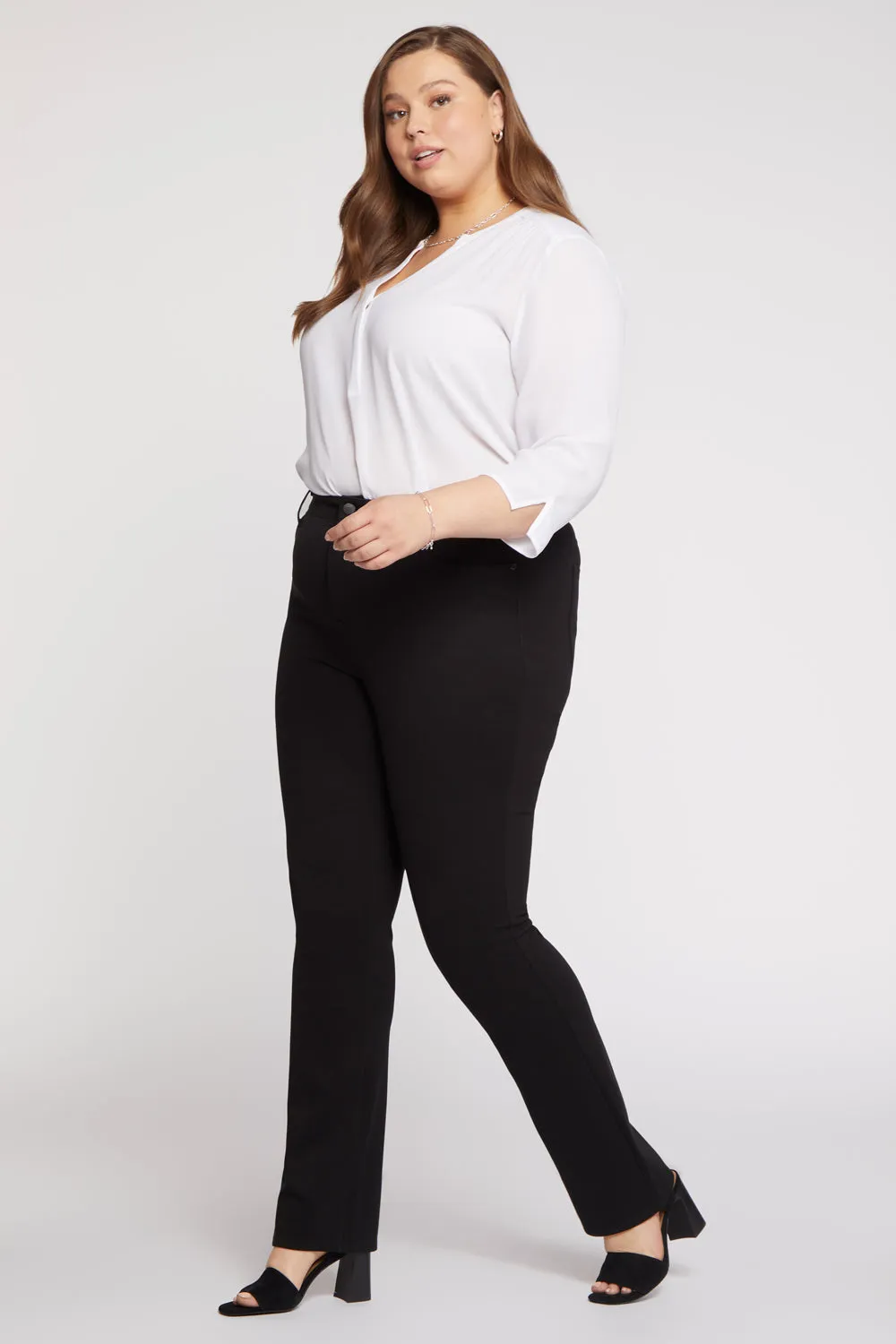 Marilyn Straight Pants In Plus Size - Black sold by NYDJ product image thumbnail 5