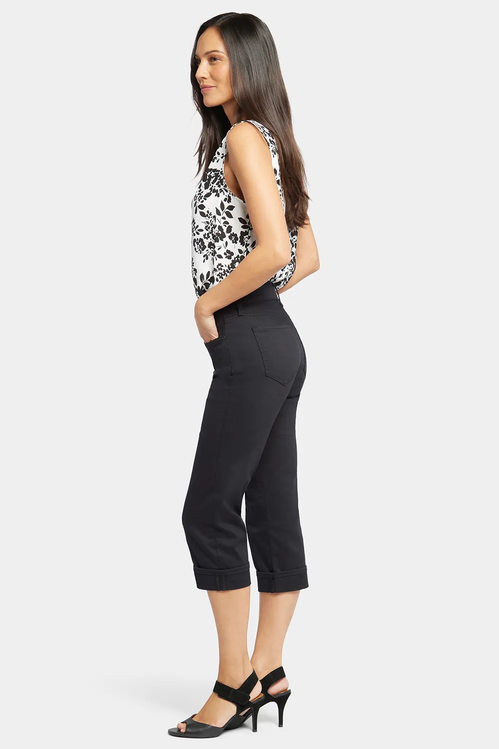 Marilyn Straight Crop Jeans - Black sold by NYDJ product image thumbnail 5
