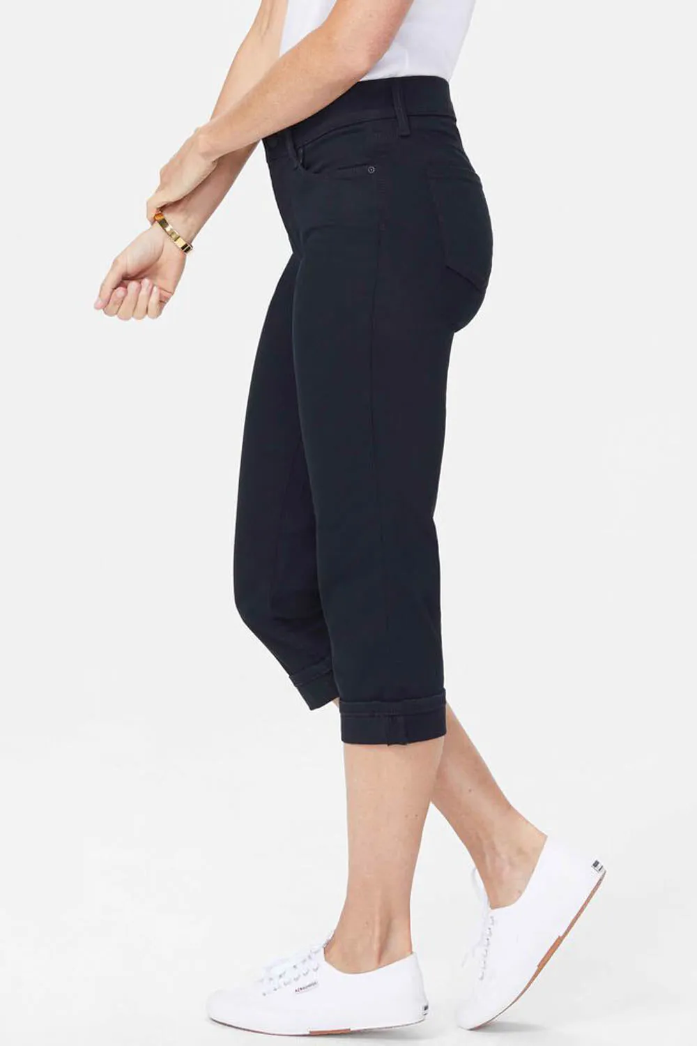 Marilyn Straight Crop Jeans - Black sold by NYDJ product image thumbnail 2