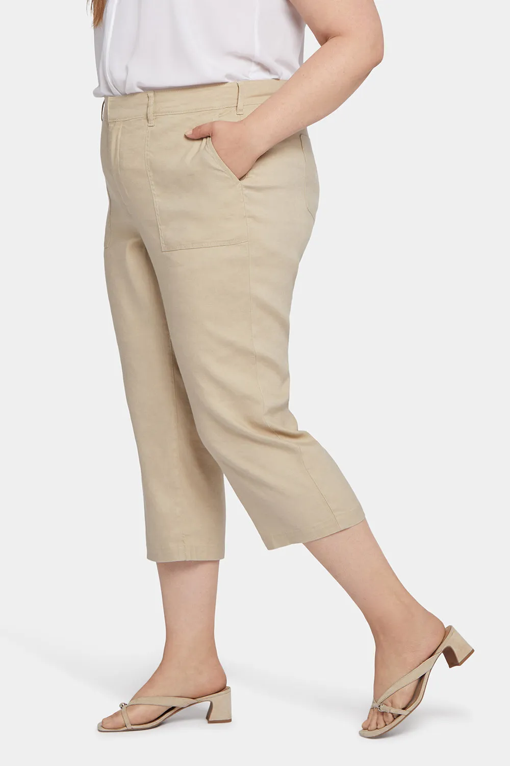 Utility Pants In Plus Size - Feather sold by NYDJ product image thumbnail 3