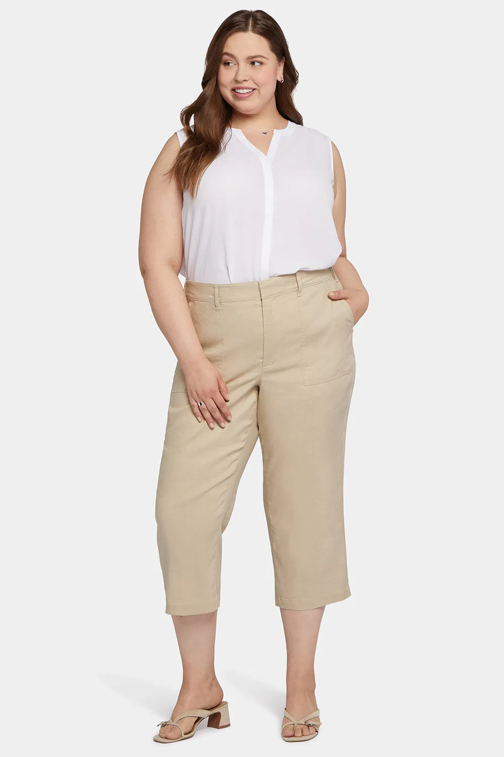 Utility Pants In Plus Size - Feather sold by NYDJ product image thumbnail 4