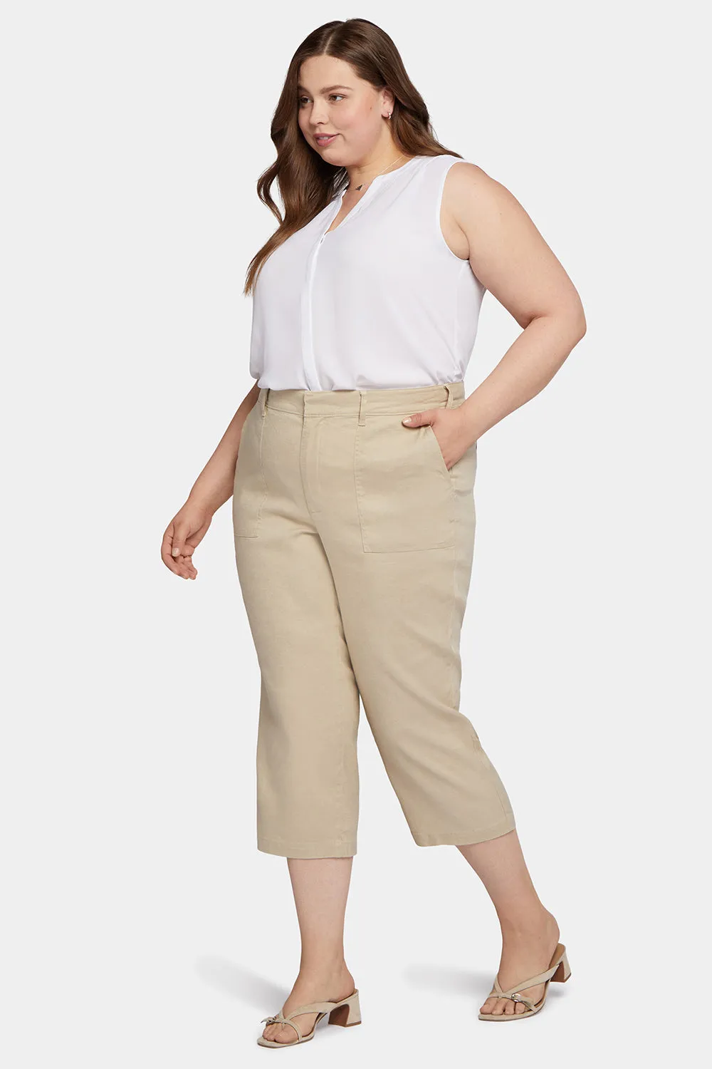 Utility Pants In Plus Size - Feather sold by NYDJ product image thumbnail 5