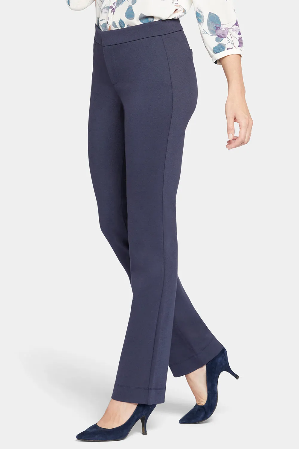 Slim Trouser Pants In Petite - Oxford Navy sold by NYDJ product image thumbnail 3