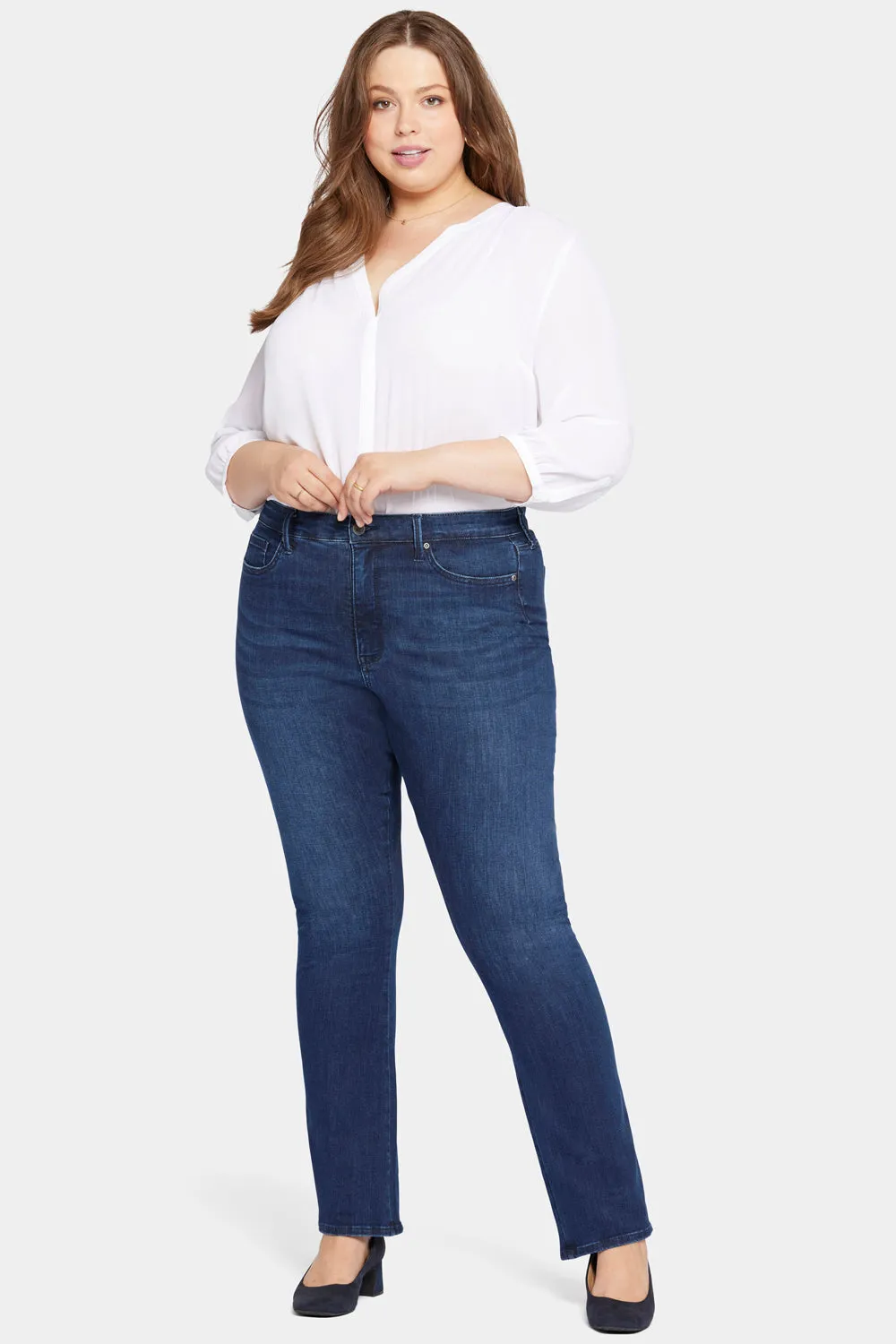 Le Silhouette Slim Bootcut Jeans In Plus Size - Marvelous sold by NYDJ