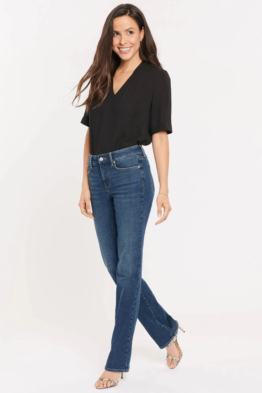 Marilyn Straight Jeans In Petite - Marcel sold by NYDJ