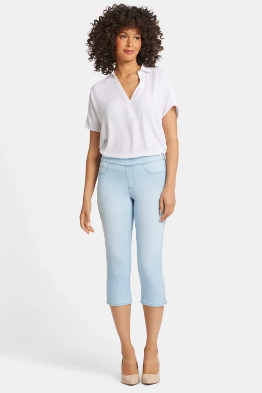 Dakota Crop Pull-On Jeans In Petite  - Oceanfront sold by NYDJ