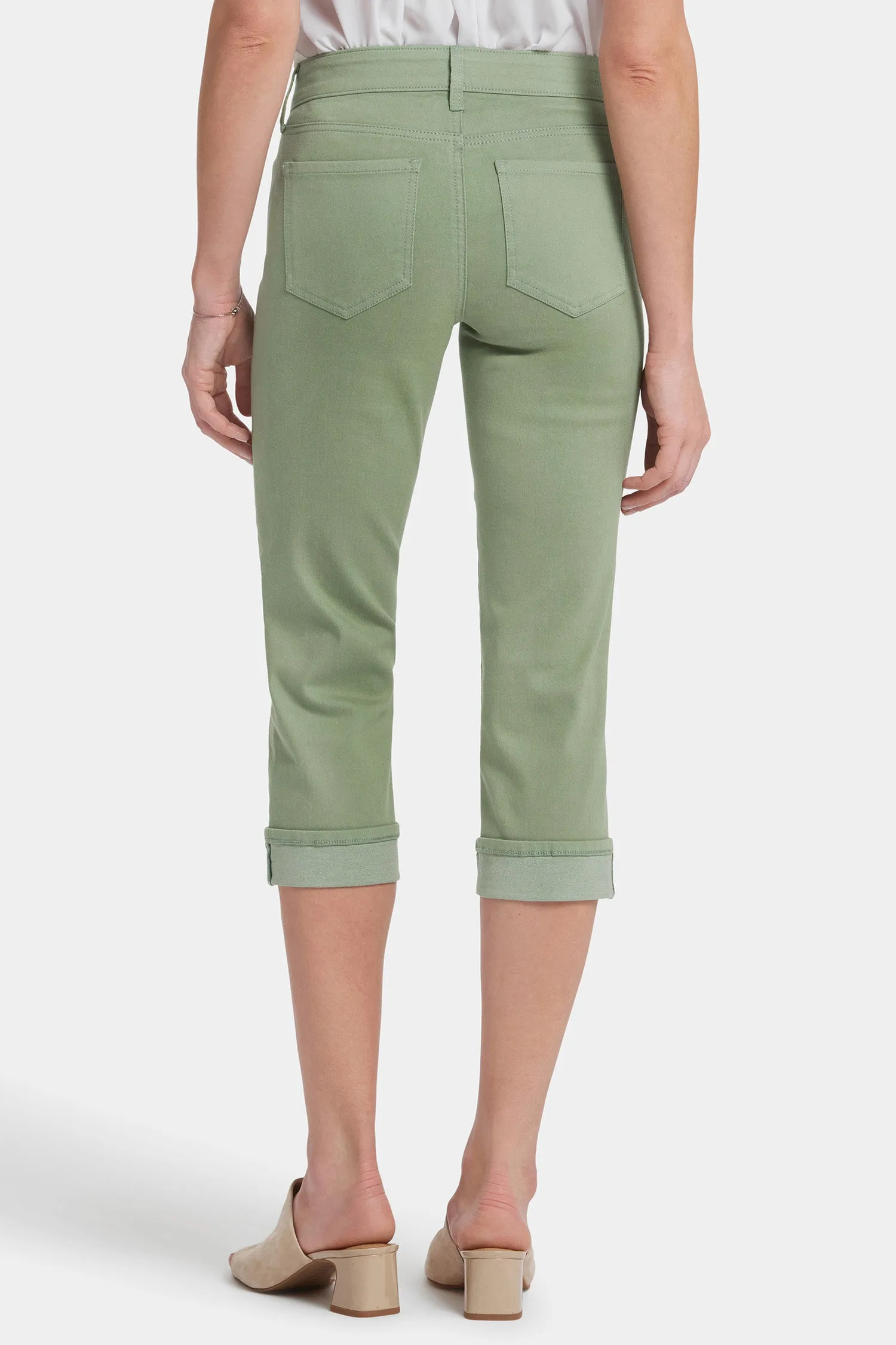 Marilyn Straight Crop Jeans - English Ivy sold by NYDJ product image thumbnail 2