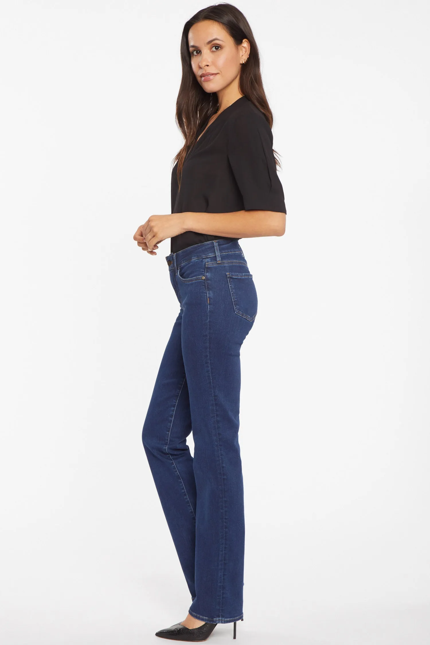Marilyn Straight Jeans In Petite - Quinn sold by NYDJ product image thumbnail 5