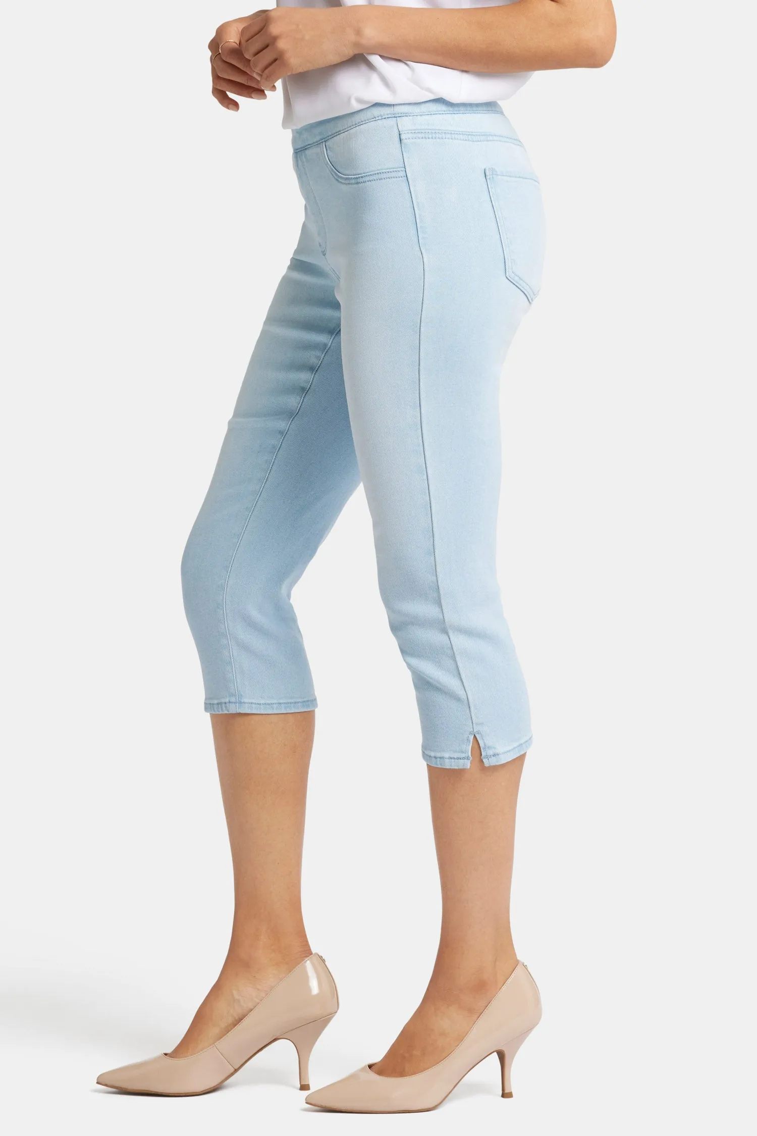 Dakota Crop Pull-On Jeans In Petite - Oceanfront sold by NYDJ product image thumbnail 3