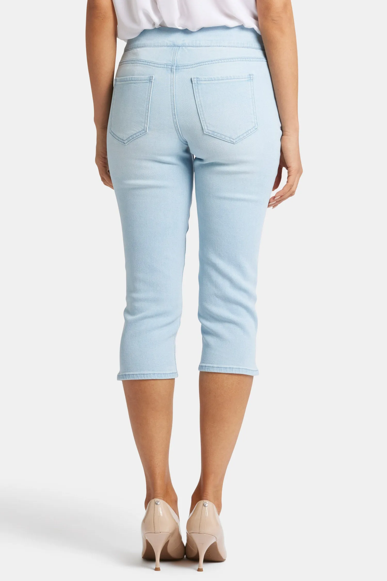 Dakota Crop Pull-On Jeans In Petite - Oceanfront sold by NYDJ product image thumbnail 2