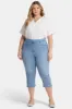 Dakota Crop Pull-On Jeans In Plus Size - Corfu sold by NYDJ