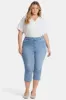 Dakota Crop Pull-On Jeans In Plus Size - Corfu sold by NYDJ
