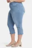 Dakota Crop Pull-On Jeans In Plus Size - Corfu sold by NYDJ