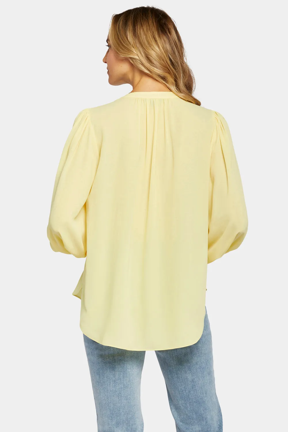 Puff Sleeve Popover Top - Mimosa sold by NYDJ product image thumbnail 2