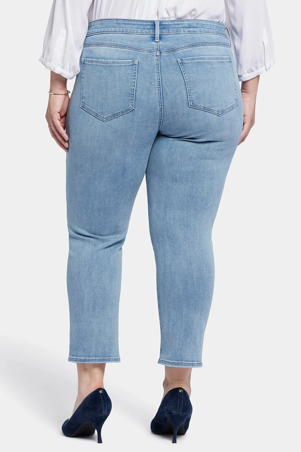 Marilyn Straight Ankle Jeans In Plus Size - Lakefront sold by NYDJ product image thumbnail 2